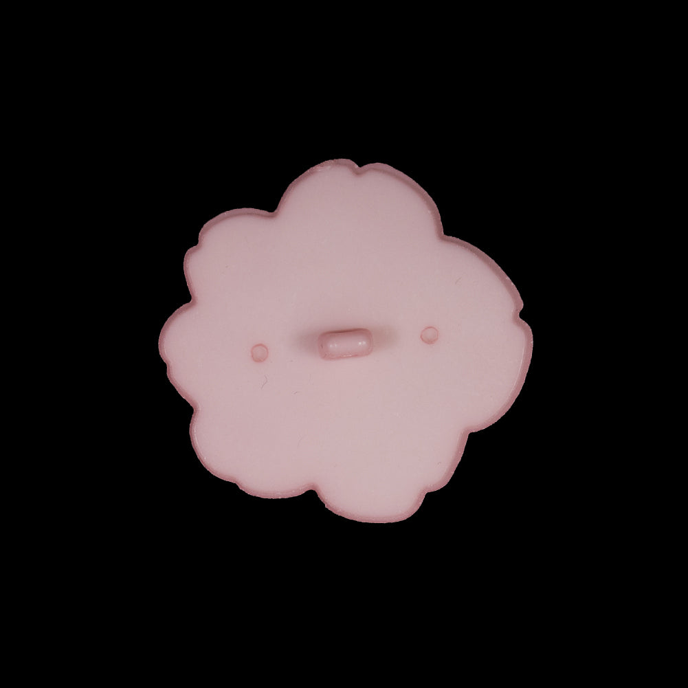 Italian Pink Flower Shank Back Button - 36L/23mm - Joann Fabrics