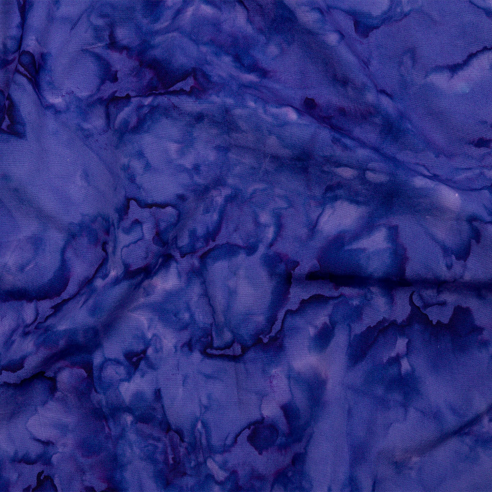 Island Batiks Foundation Basics Blurple Abstract Quilting Cotton - Joann Fabrics