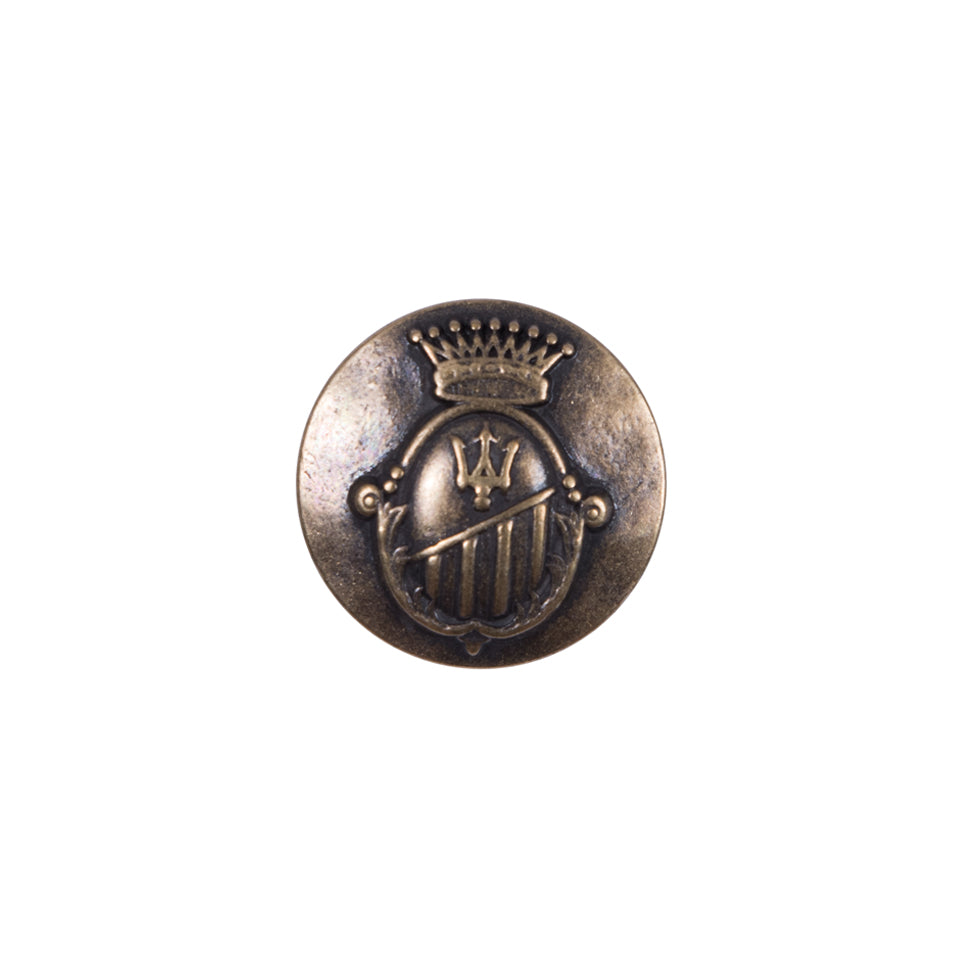 Italian Copper Zamac Button - 24L/15mm - Joann Fabrics
