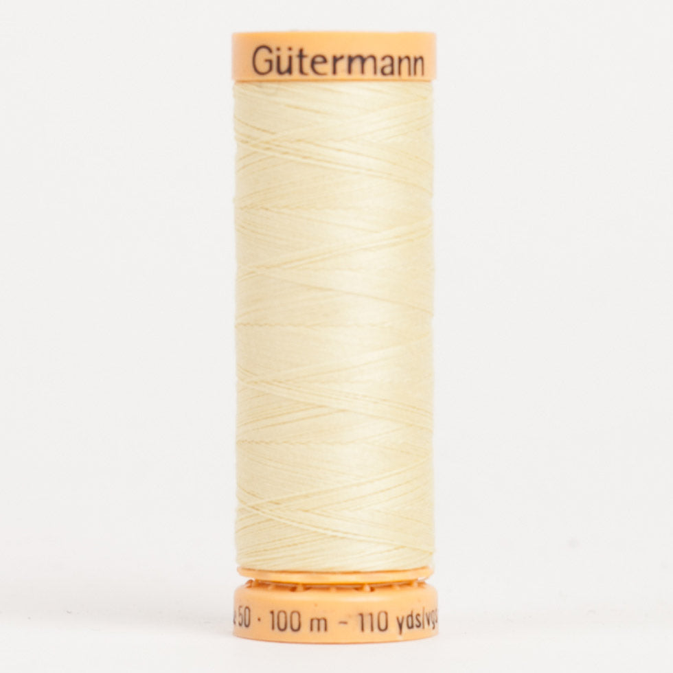 Gutermann Cotton Thread 100m - 1370 Light Yellow - Joann Fabrics