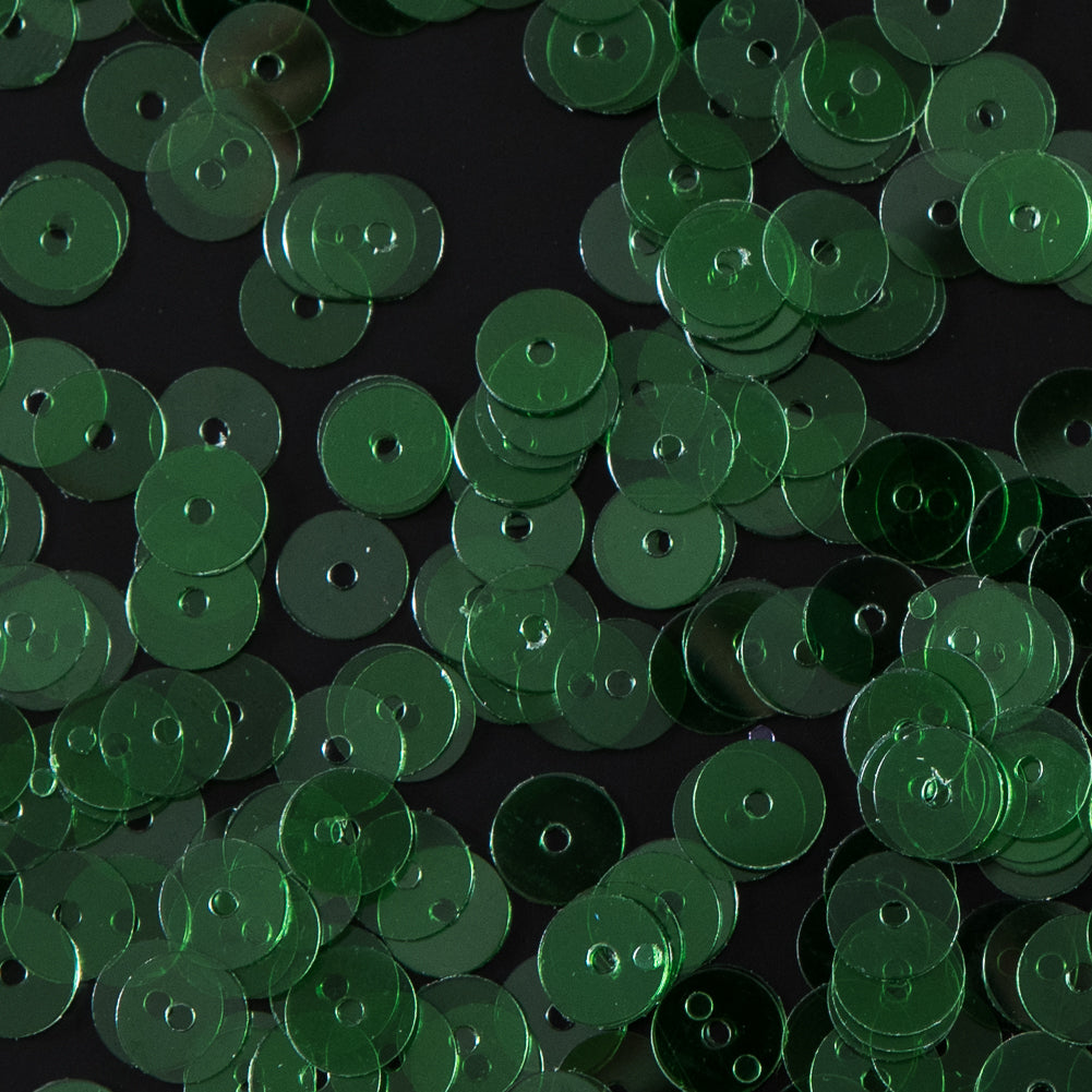 Bag of Jade Transparent Bright Loose Sequins - 6mm - Joann Fabrics