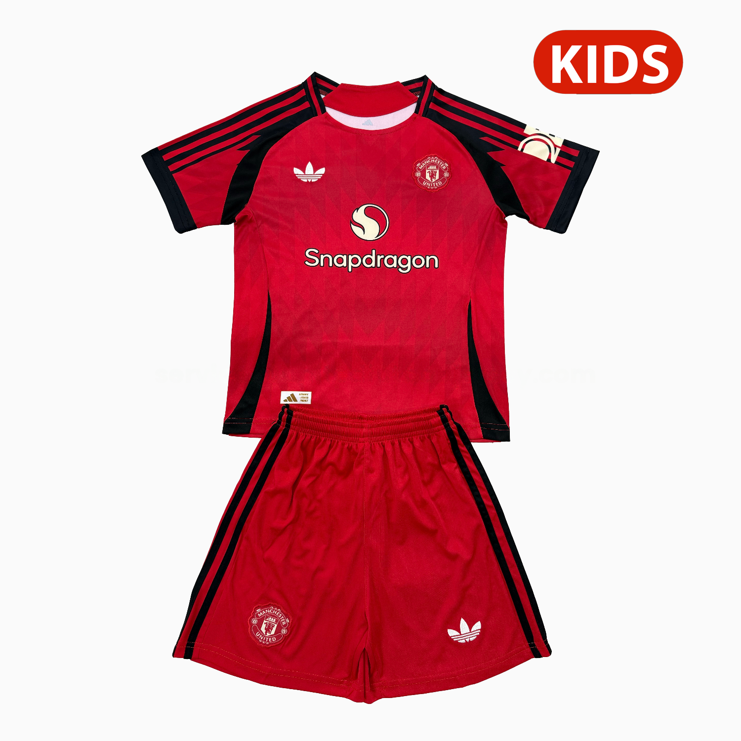 Manchester United 25-26 Red Concept Kids Kit - UnitedFutballJersey