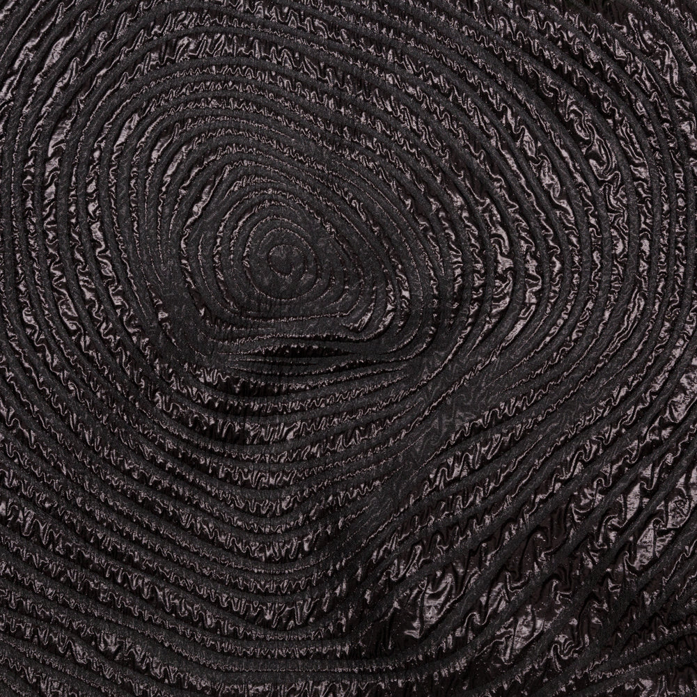 Metallic Black Spirals Luxury Organza Brocade - Joann Fabrics