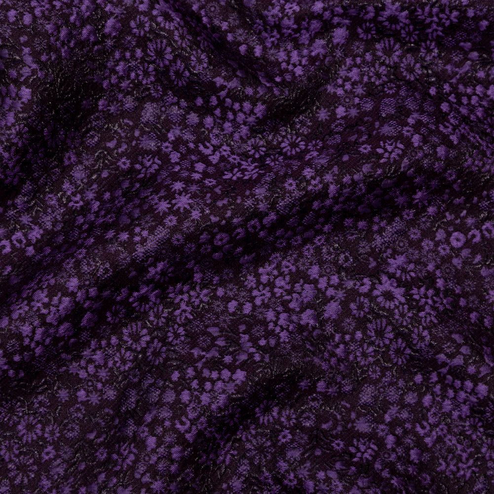 Metallic Purple Luxury Floral Brocade - Joann Fabrics