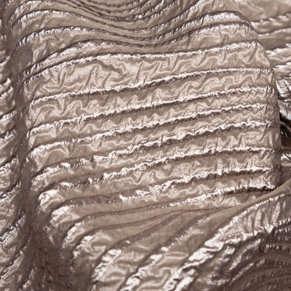 Metallic Timber Wolf Spirals Luxury Organza Brocade - Joann Fabrics