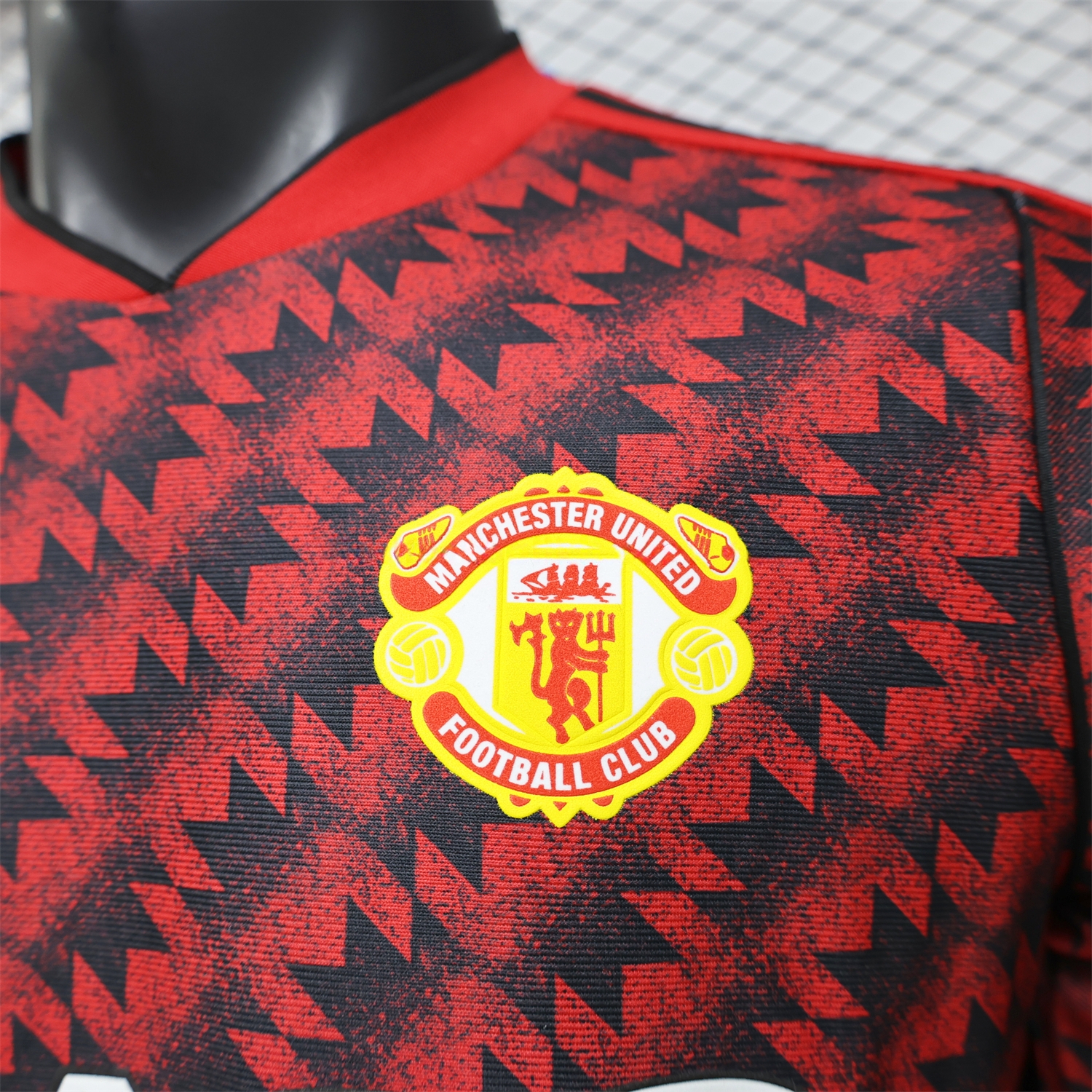 Manchester United 26-27 Terrace Icon Retro Casual Style Red Jersey - Player Version - UnitedFutballJersey