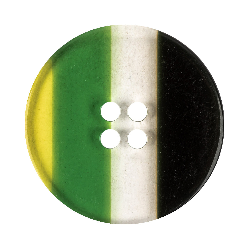 Shamrock Stripes Smooth Top 4-Hole Plastic Button - 54L/34mm - Joann Fabrics
