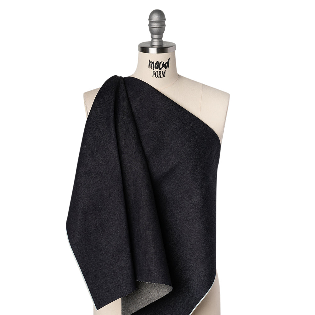 Narrow Cotton Denim Twill - Dark Indigo - Deadstock - Joann Fabrics