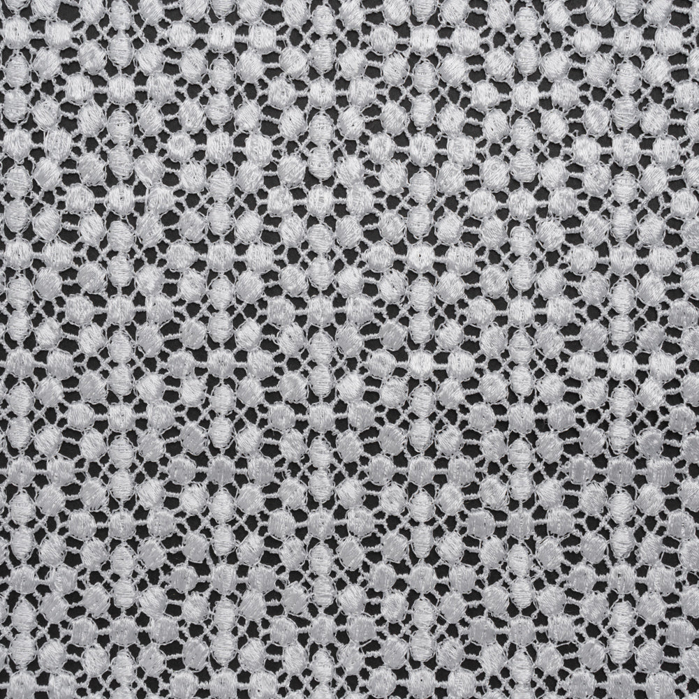 Guipure Lace - White Dots with Fancy Border - Joann Fabrics