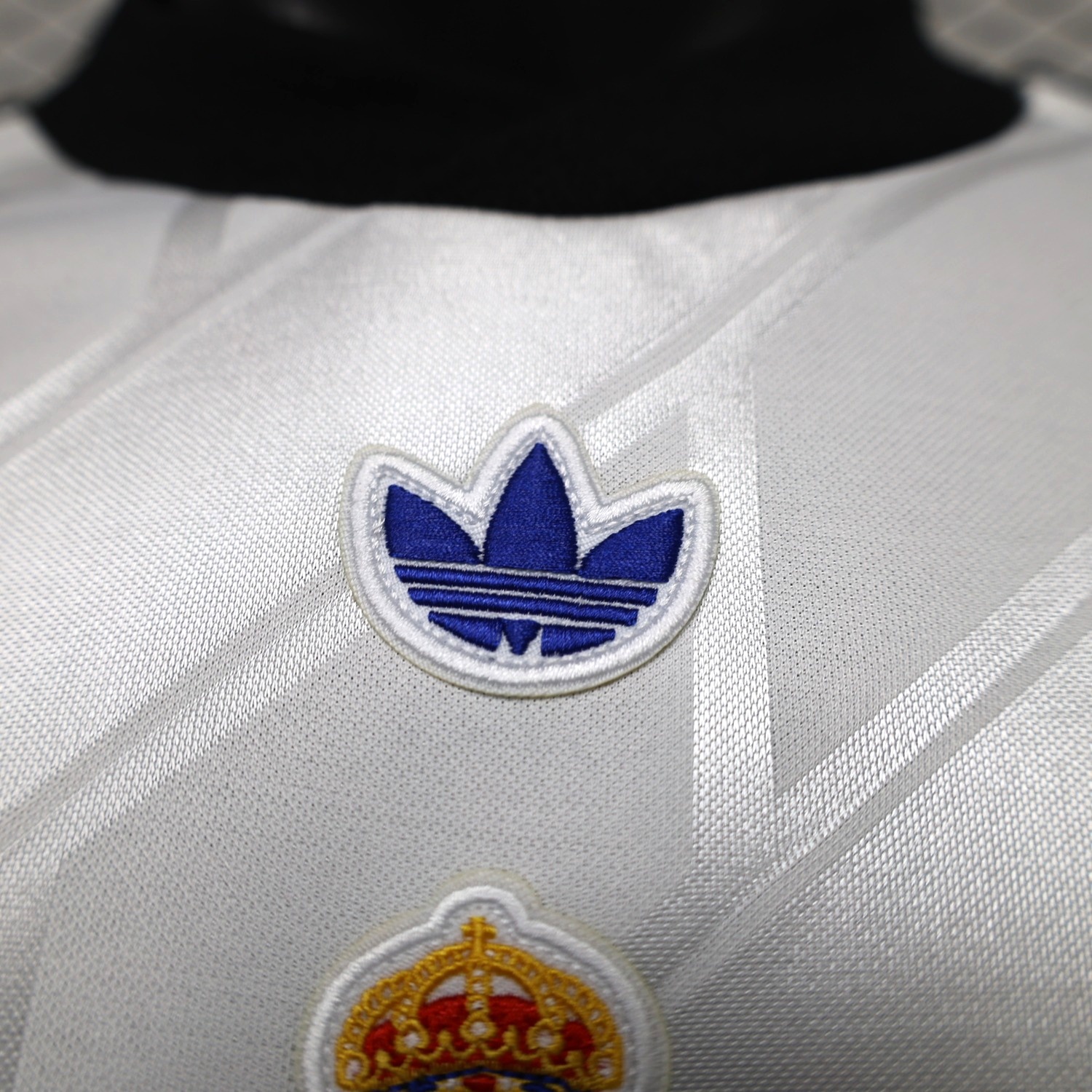 Real Madrid 26-27 White Black Retro Style Casual Jersey - Player Version - UnitedFutballJersey