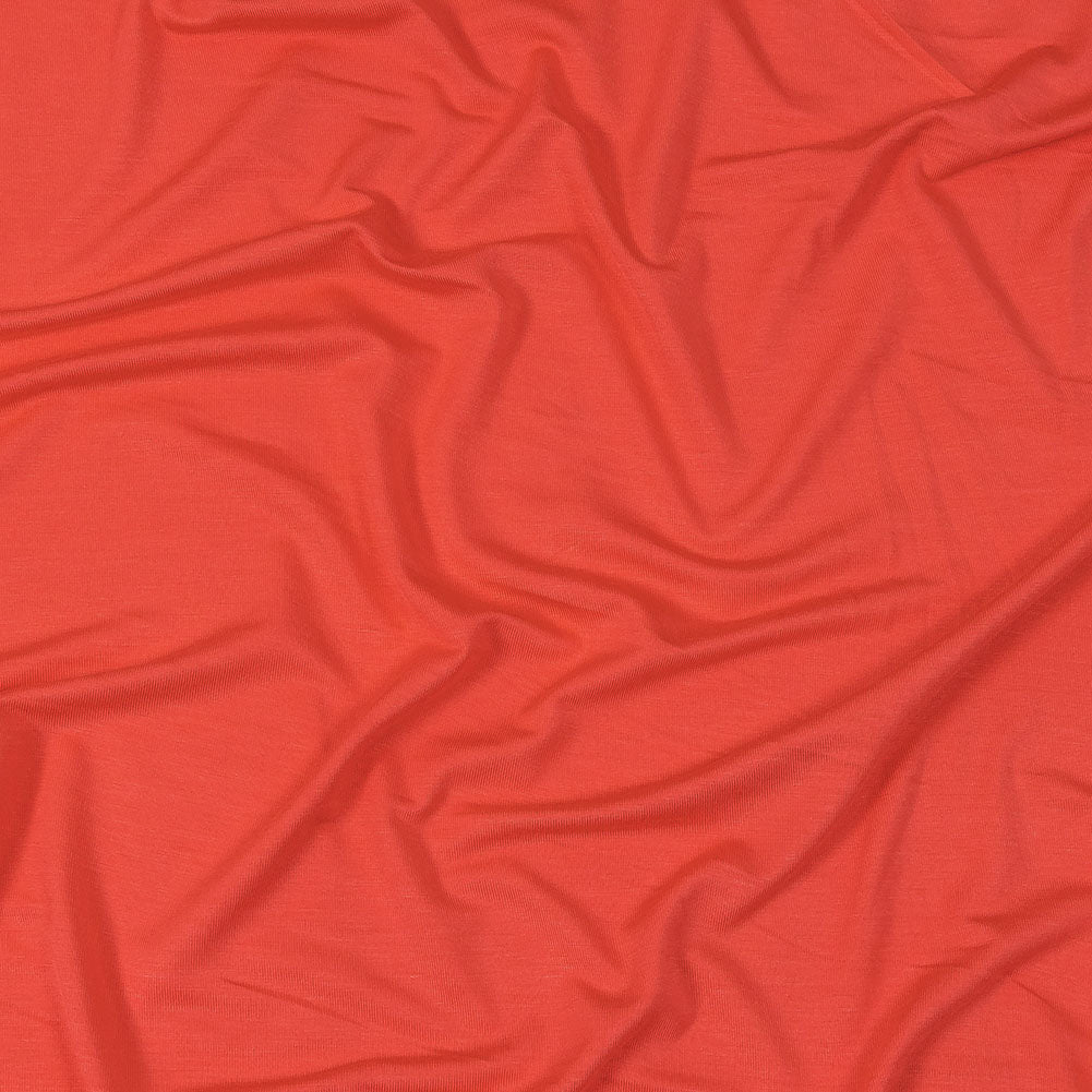 Ultra-Soft Rayon Jersey - Deep Coral - Cyrus Collection - Joann Fabrics
