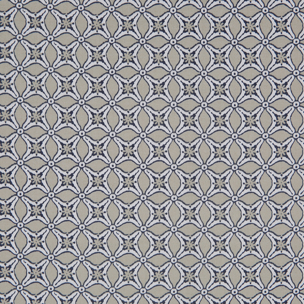 Pebble Beige Geometric Stretch Cotton Sateen - Joann Fabrics