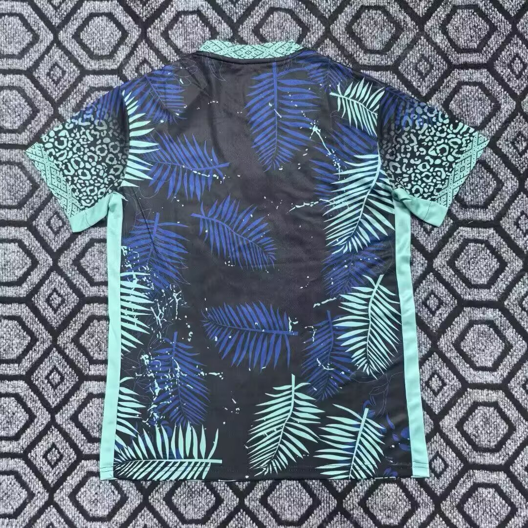 2025/2026 Brazil Special Edition Blue Cheetah Football Shirt 1:1 Thai Quality
