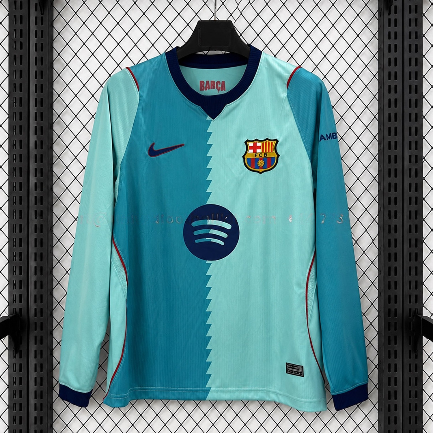 Barcelona 26-27 Third Long Sleeves Jersey - Fans Version - UnitedFutballJersey