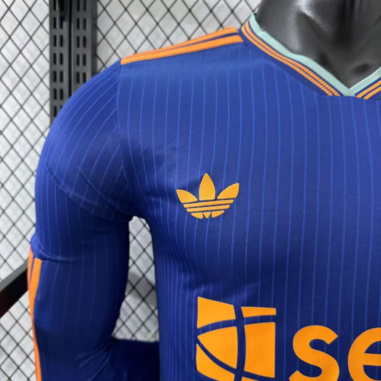 2025/2026 Long Sleeve Player Version Newcastle United Third Away Football Jersey 1:1 Thai Quality