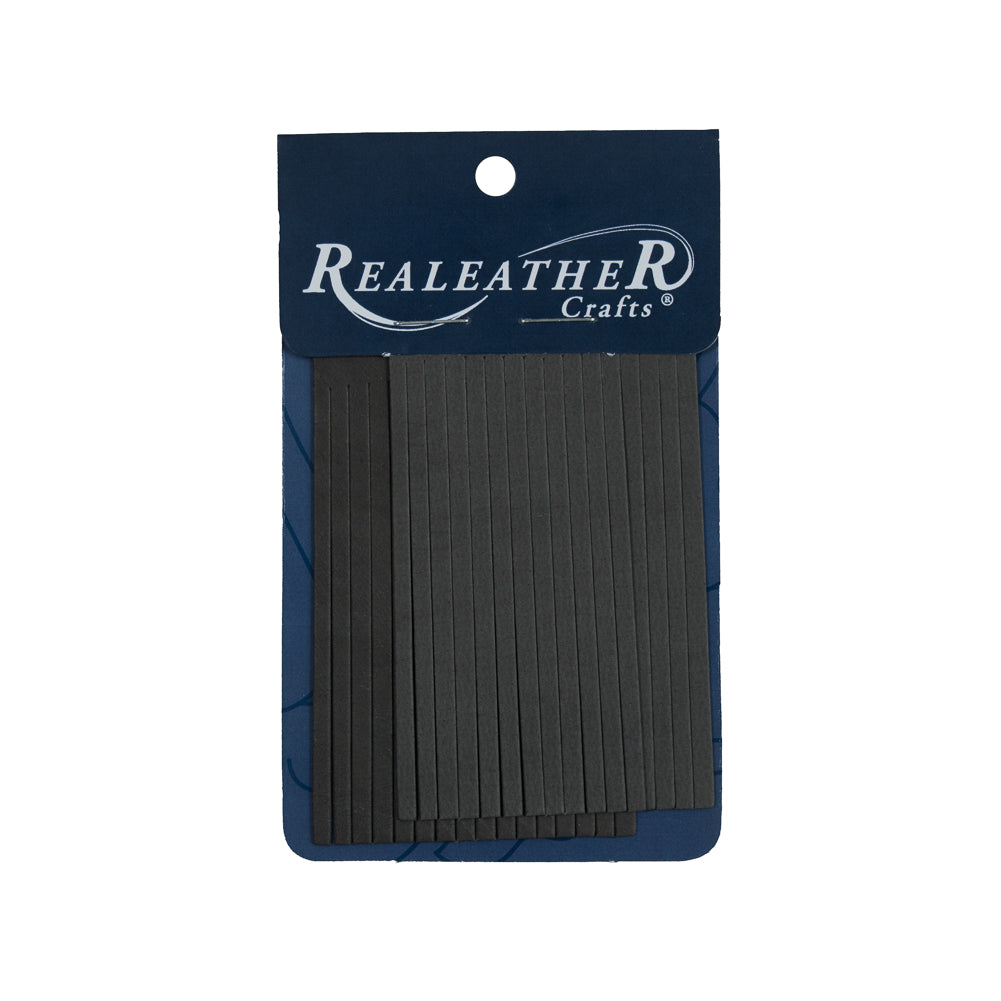 Realeather Charcoal Deerskin Fringe Trim - Joann Fabrics