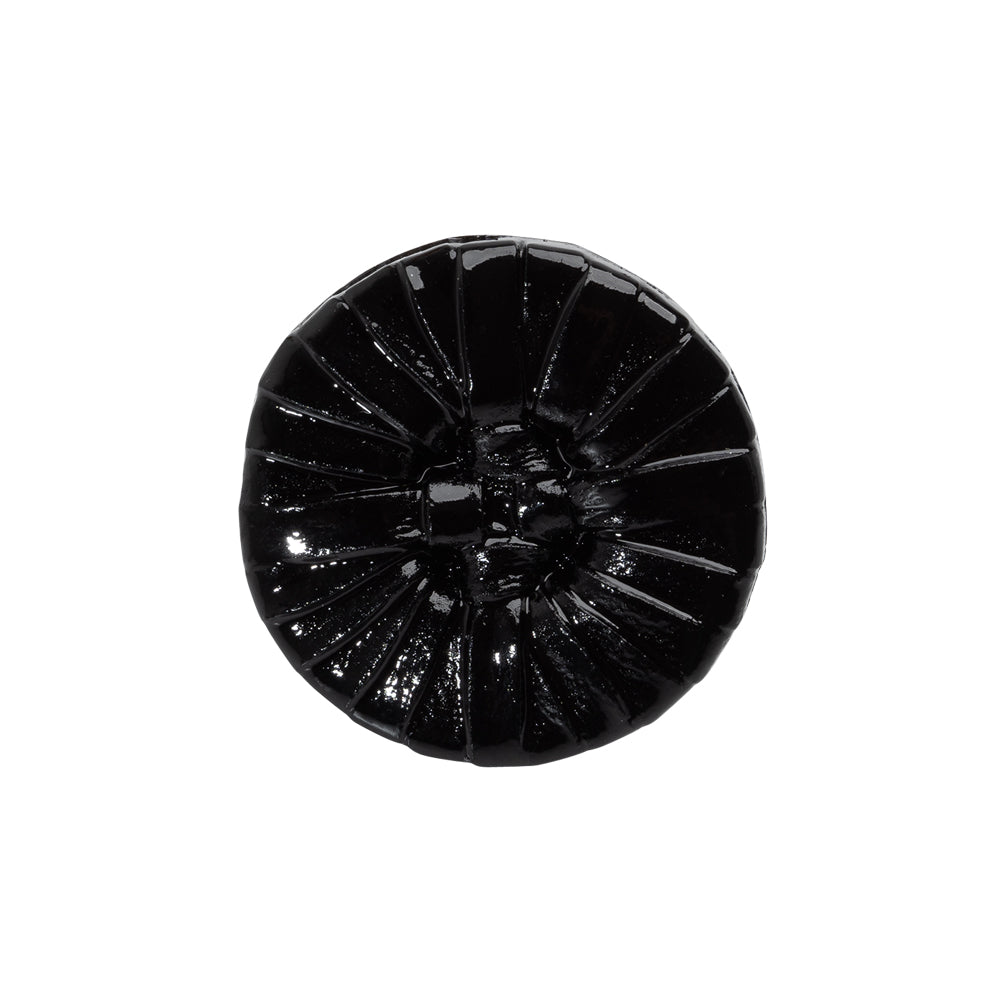Plastic Shank Back Button - 36L/23mm - Black Faux Leather Wrapped - Joann Fabrics