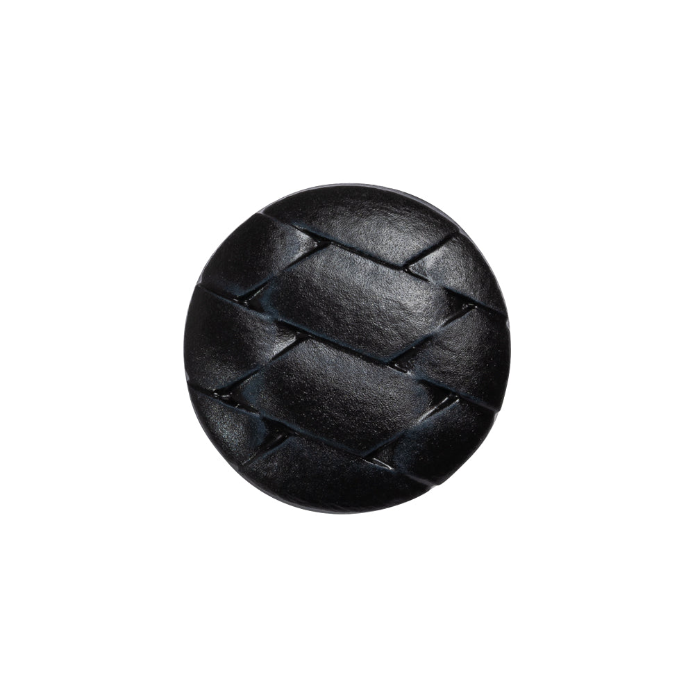 Italian Navy Geometric Engraved Shank Back Plastic Button - 32L/20mm - Joann Fabrics