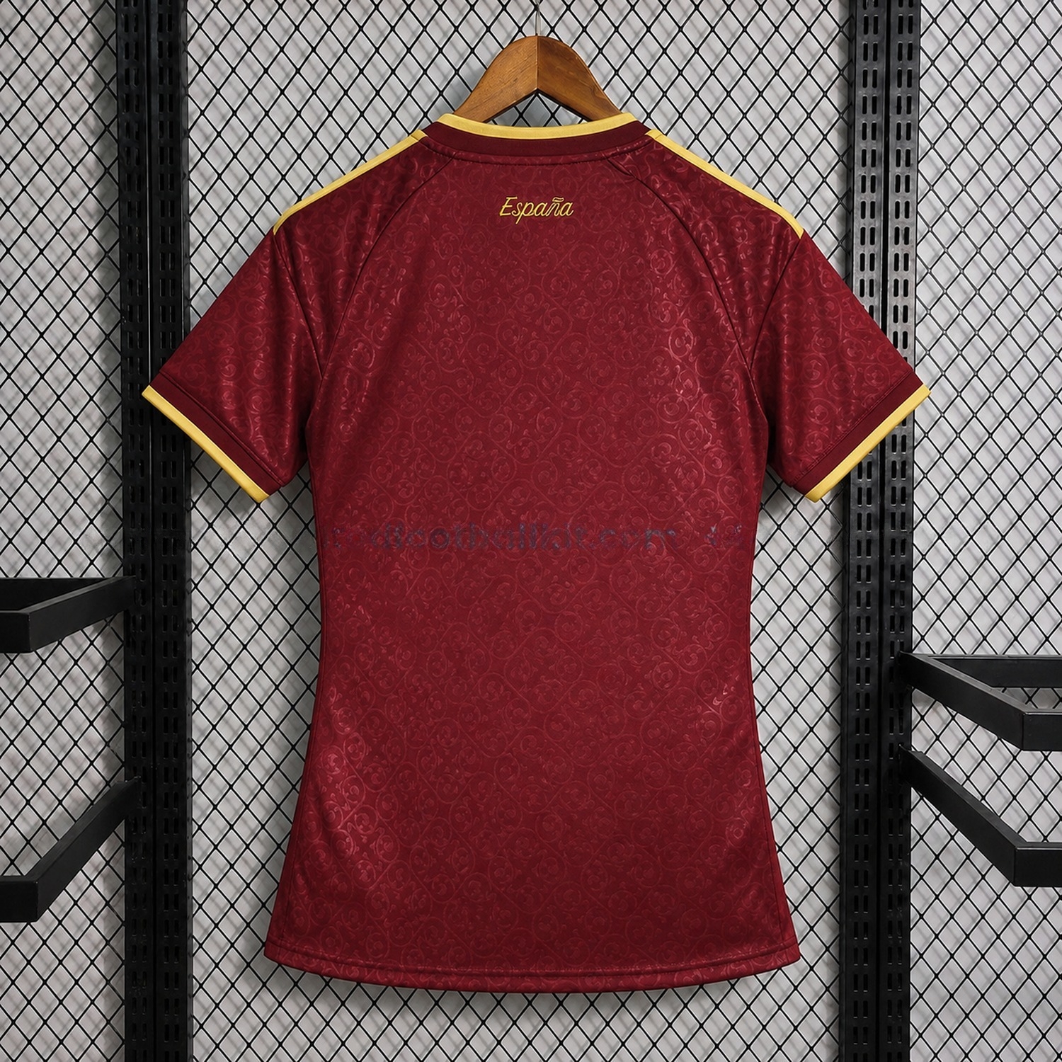 【Two-Crown Star】Women's Spain 2026 Third Wine Red Jersey - Fans Version - UnitedFutballJersey