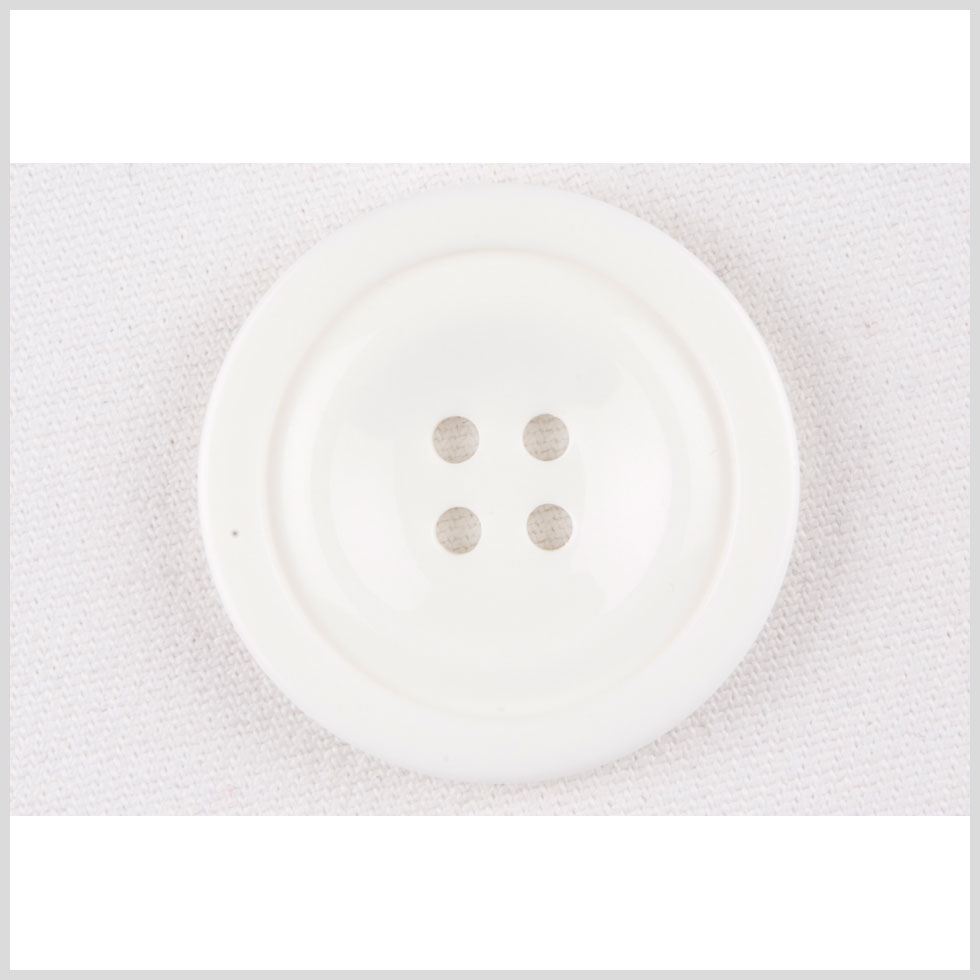 White Plastic Button - 60L/38mm - Joann Fabrics