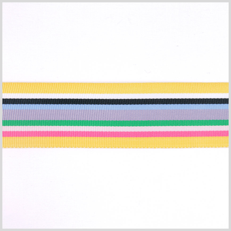 Yellow Combo Striped Grosgrain Ribbon - Joann Fabrics