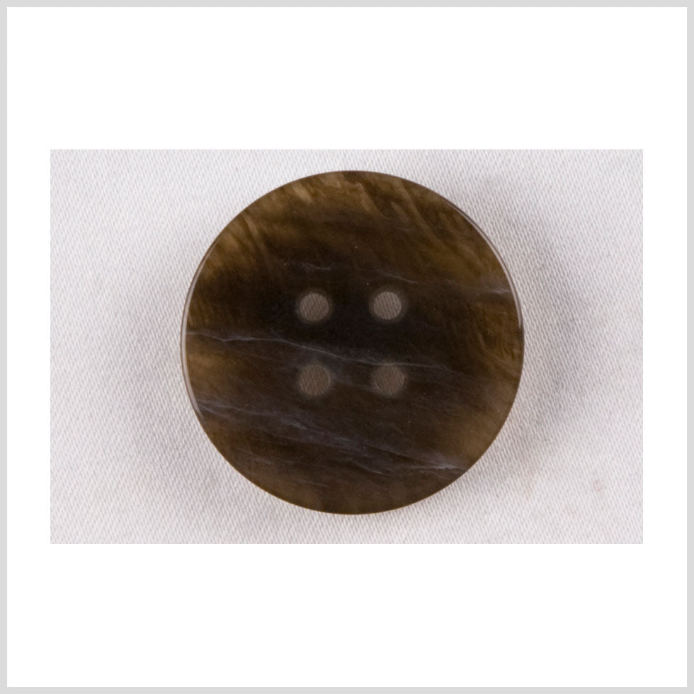 Plastic 4-Hole Button - 36L/23mm - Brown and Beige Marbled - Joann Fabrics