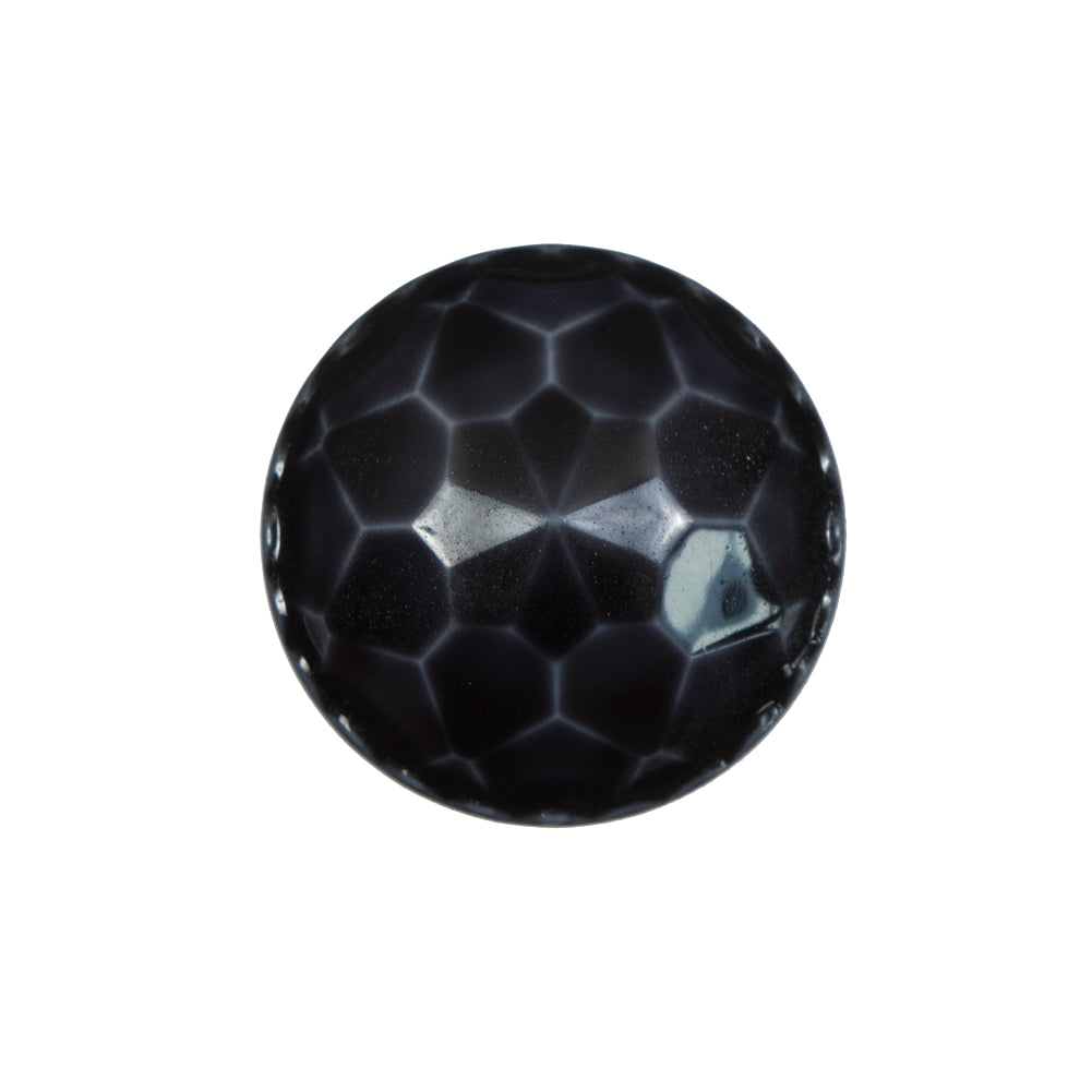 Italian Charcoal Plated Bevel-Cut Button - 36L/23mm - Joann Fabrics
