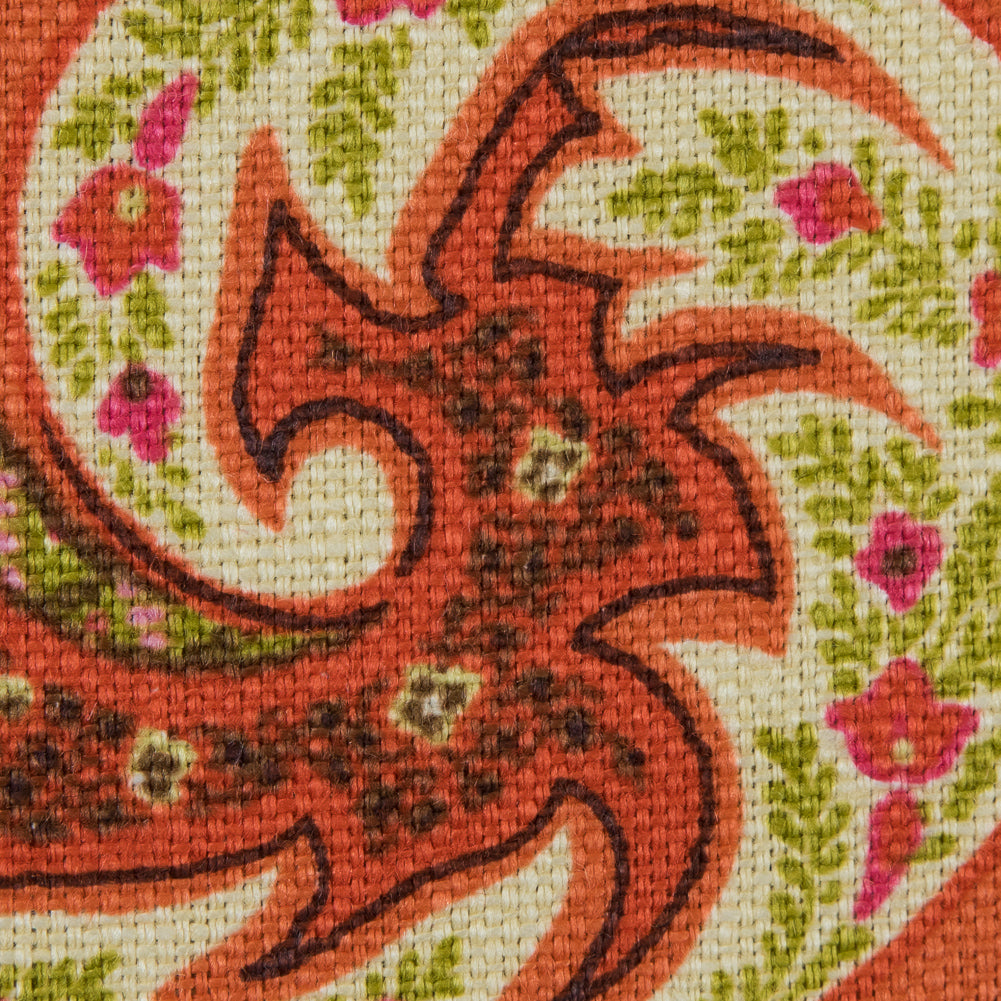Turmeric Jaipur Paisley Linen Woven - Joann Fabrics