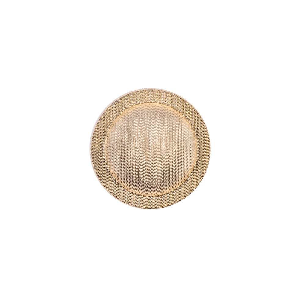 Italian Gold Plated Shank-Back Button - 24L/15mm - Joann Fabrics