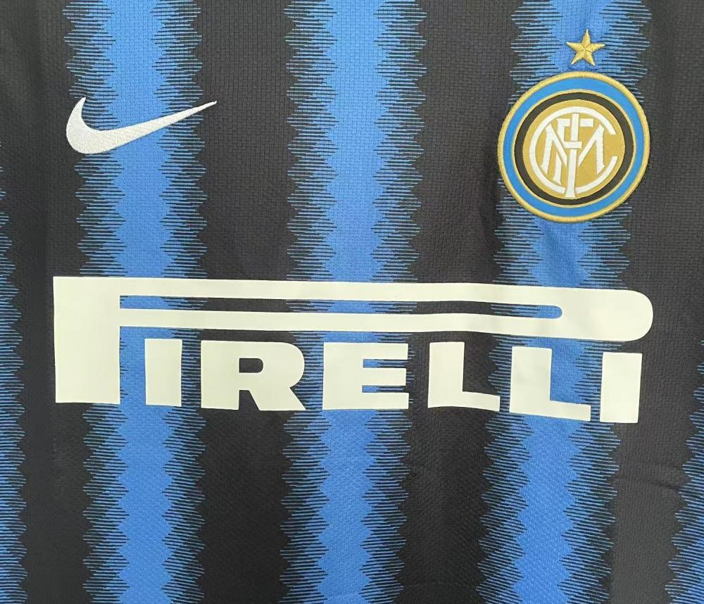 2010/2011 Retro Internazionale Milan Home Football Jersey 1:1 Thai Quality