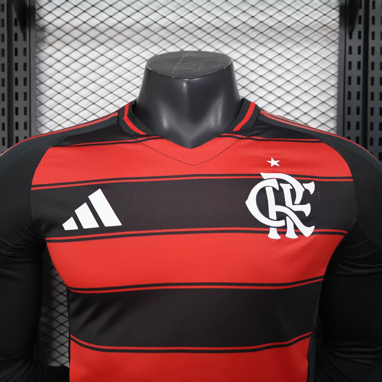 2025/2026 Long Sleeve Player Version Flamengo Home Jersey 1:1 Thai Quality