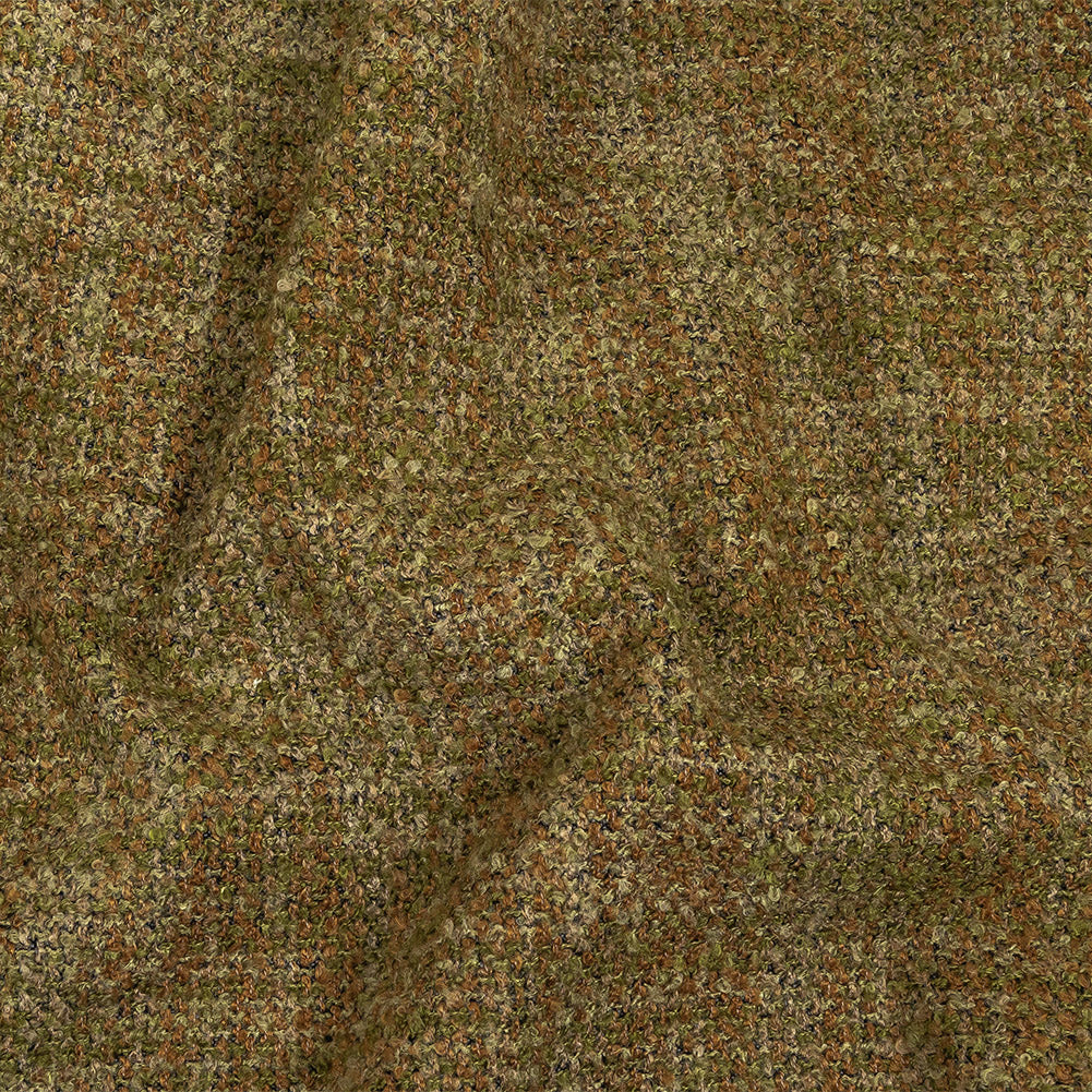 Moss Tweedy Acrylic and Cotton Boucle - Joann Fabrics