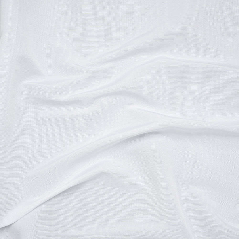 Lightweight Polyester Bengaline Moire - White - Louisa Collection - Joann Fabrics