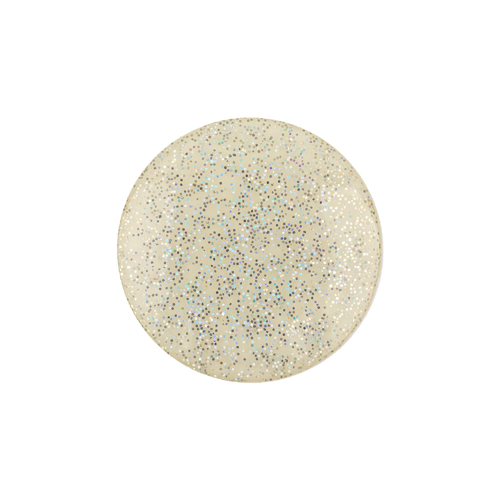 Silver Rainbow Glitter Translucent Shank Back Button - 36L/23mm - Joann Fabrics