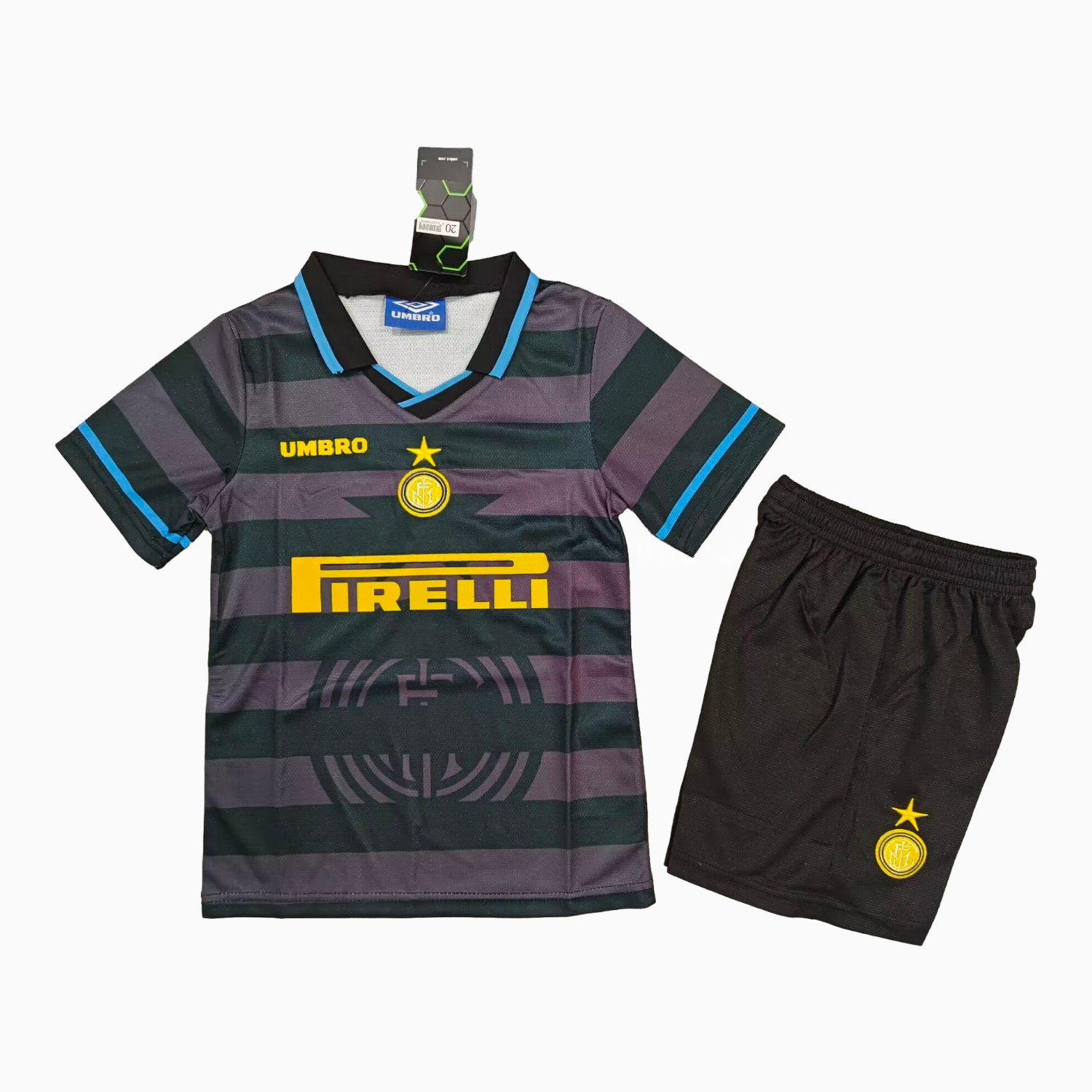 Retro Inter Milan 1997-98 Third Kids Kit - UnitedFutballJersey