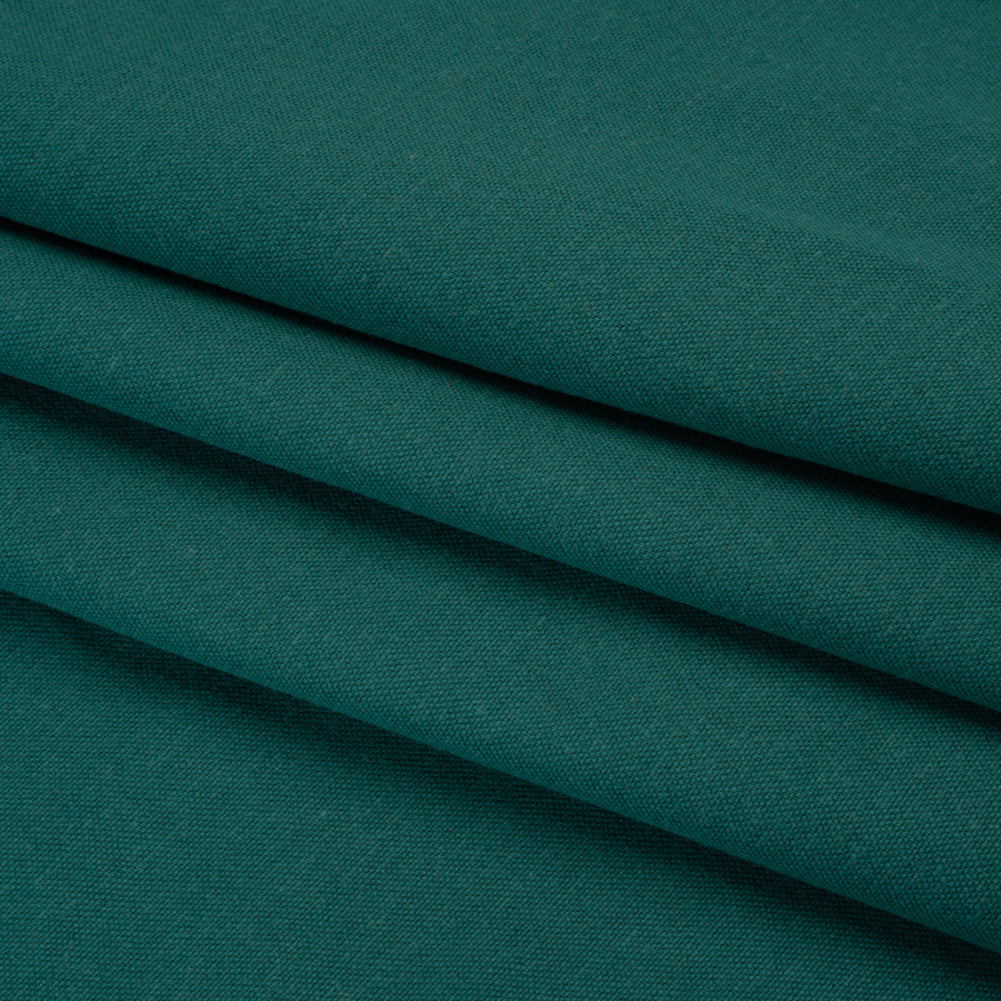 Double Wide Brushed Cotton and Linen Woven - Kingfisher - British Imported - Joann Fabrics