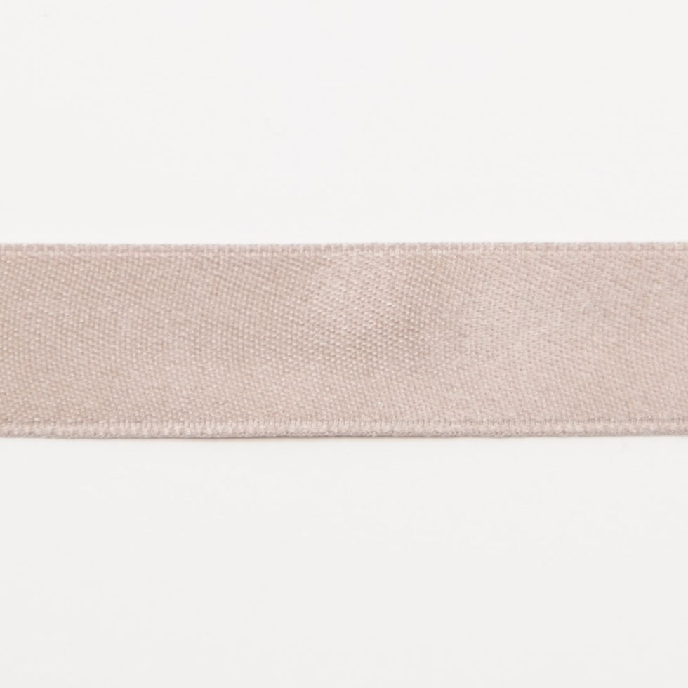 Stone Double Face Silk Satin Ribbon - 0.5