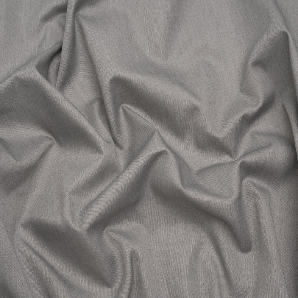 Cotton Twill Chambray Shirting - Gray - Deadstock - Joann Fabrics