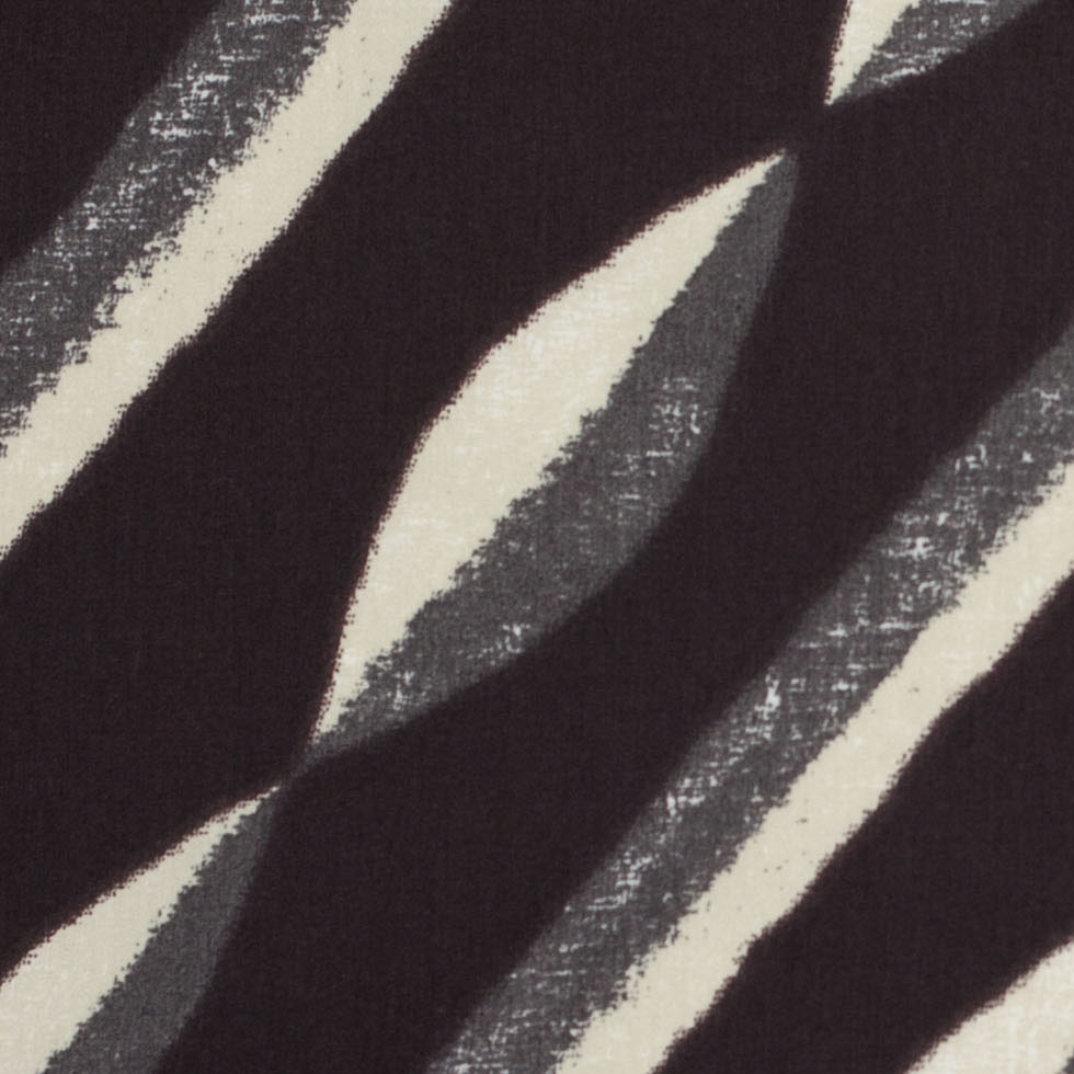 Famous NY Designer Black, Pale Gold and Gray Print Cotton Sateen - Joann Fabrics