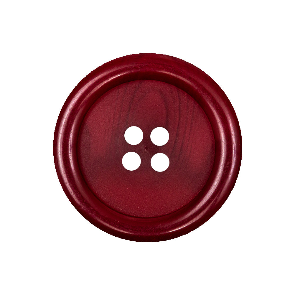 Crisp Red Tire Shaped Rim 4-Hole Plastic Button - 40L/25.5mm - Joann Fabrics