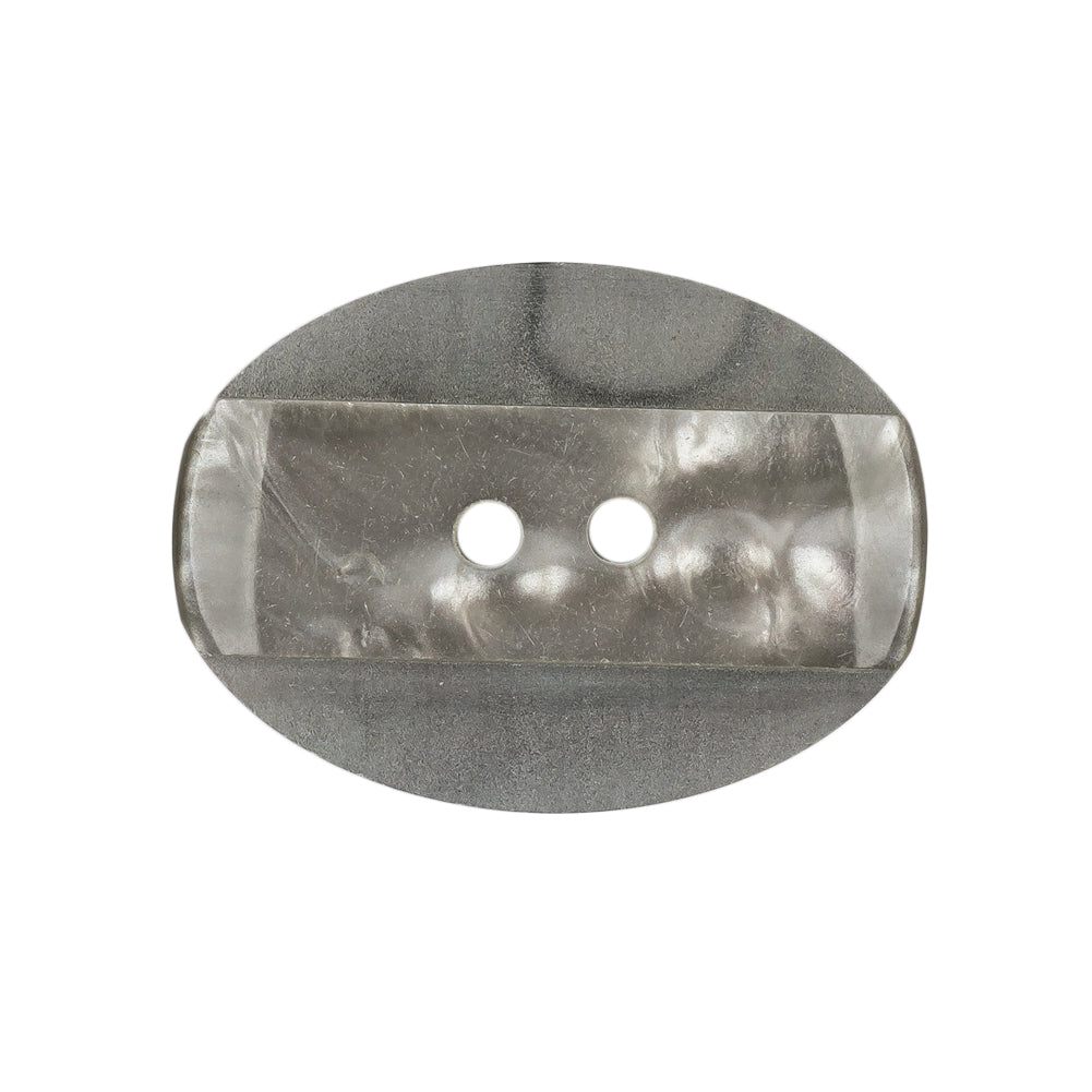 Light Smoke Iridescent and Matte 2-Hole Oval Button - 44L/28mm - Joann Fabrics