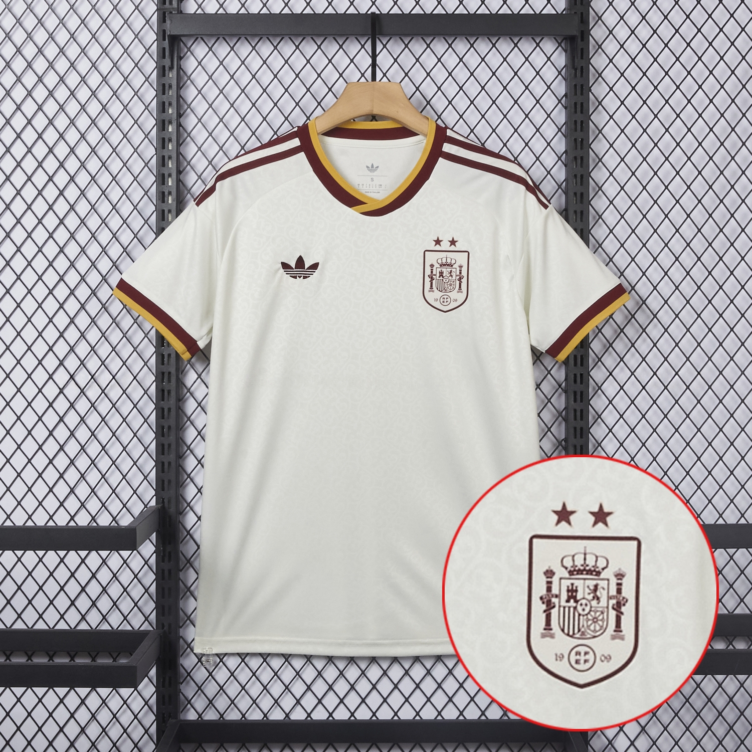 【Two-Crown Star】Spain 2026 Away Jersey - Fans Version - UnitedFutballJersey