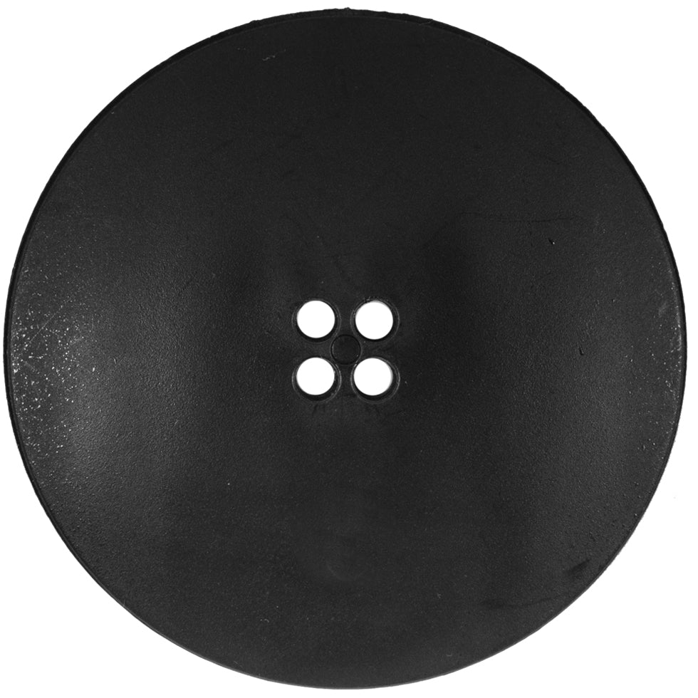 Italian Black Textured 4-Hole Button - 80L/50.8mm - Joann Fabrics