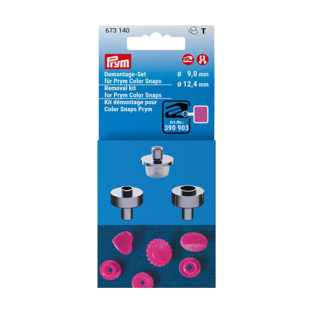 Prym VARIO Creative Tool Set for Removing Color Snaps - 9mm to 12.4mm - Joann Fabrics
