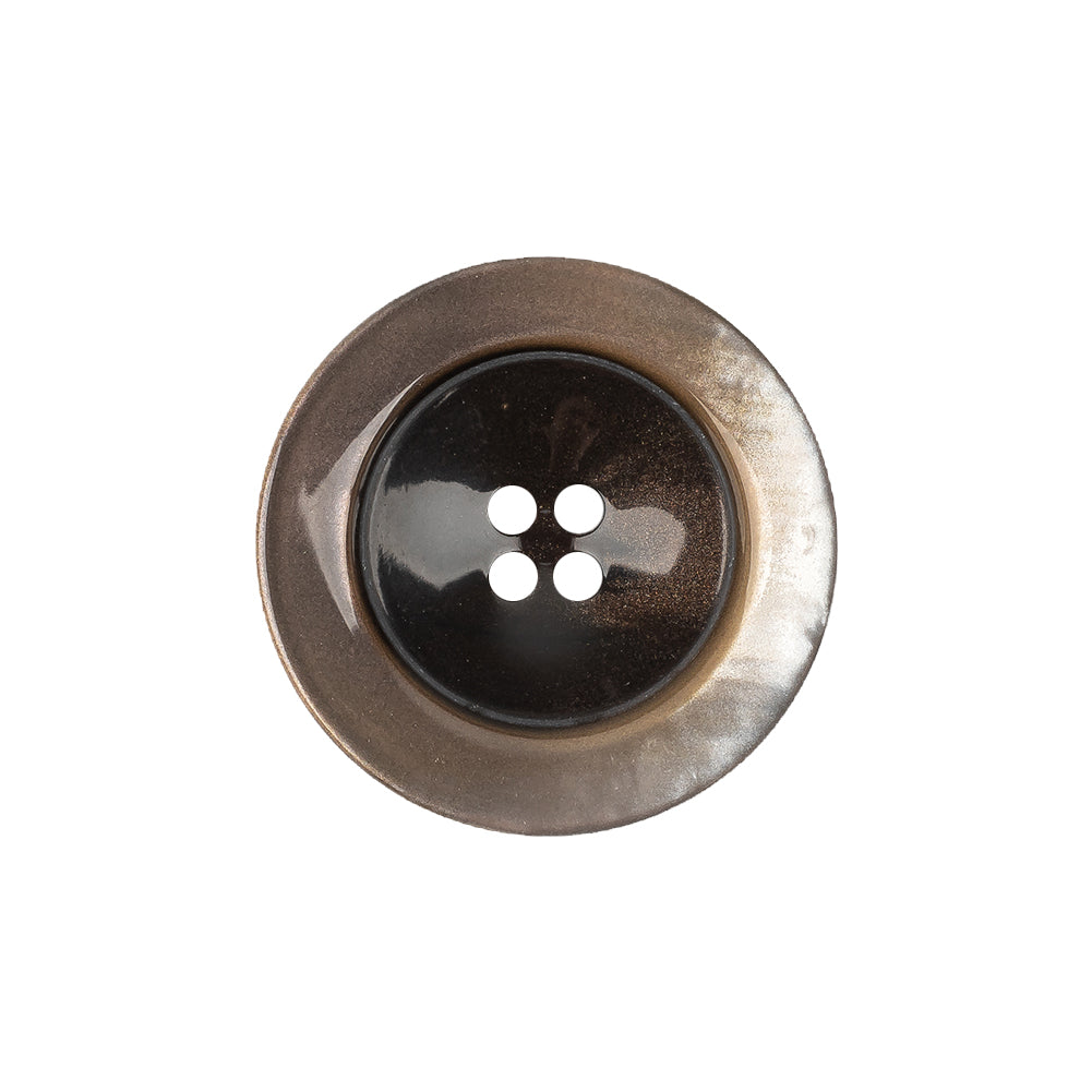 Beige and Brownie Iridescent 4-Hole Plastic Dish Button - 36L/23mm - Joann Fabrics