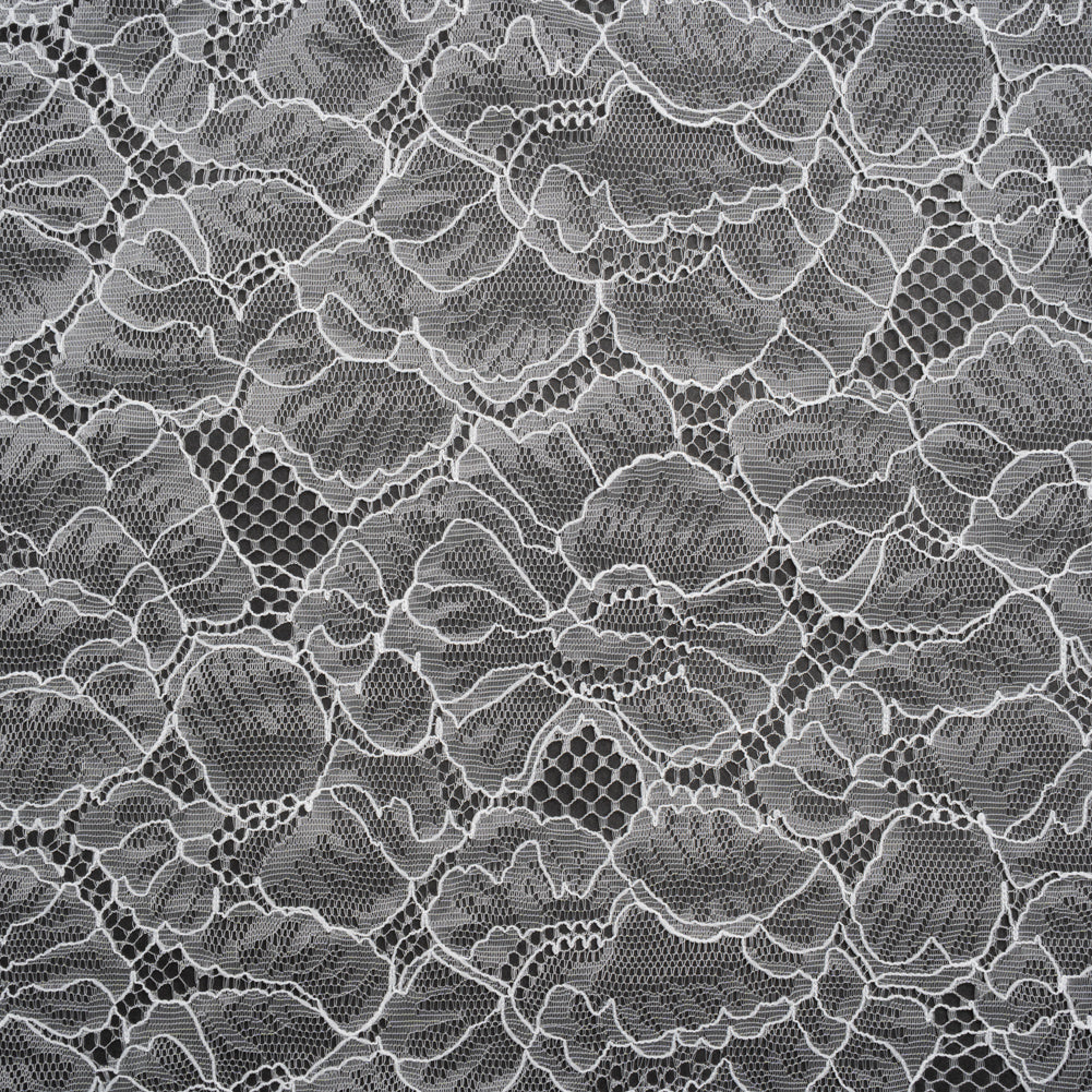 Chantilly Lace with Scalloped Borders - White All-Over Florals - Joann Fabrics