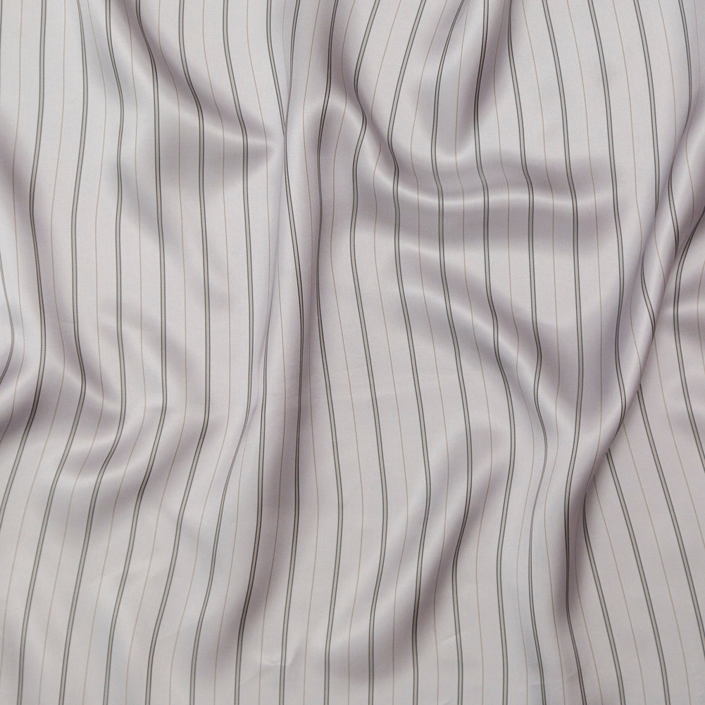Bemberg Lining - Light Gray and Black Stripes - Joann Fabrics