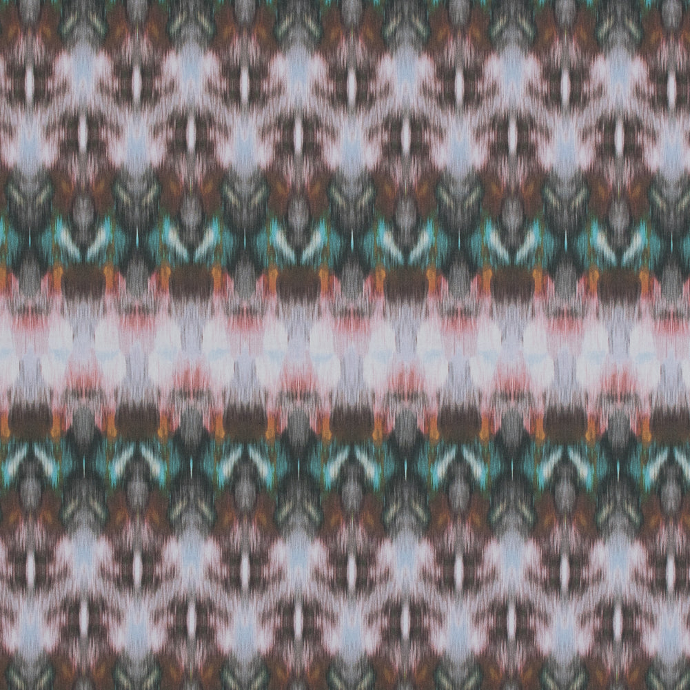 Cotton Poplin - Green and Red Abstract - Rorschach Rainbow Print - Mood Exclusive Avenable Collection - Joann Fabrics