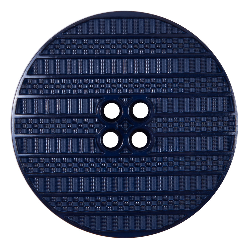 Italian Navy Textural Plastic Button - 64L/40.5mm - Joann Fabrics