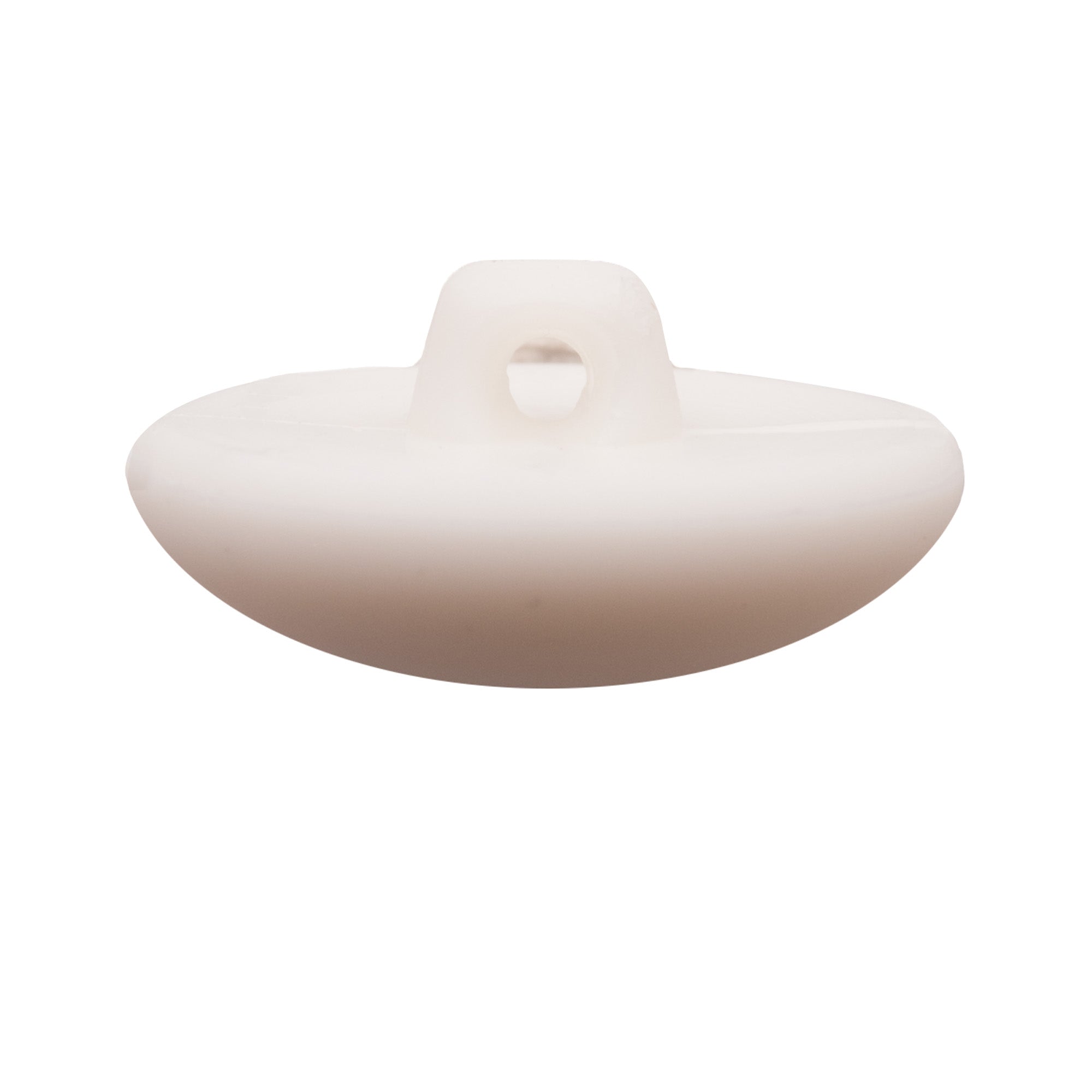 Italian White Nylon Shank Back Button - 44L/28mm - Joann Fabrics
